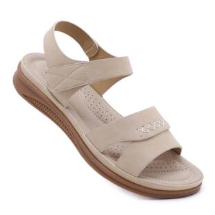 Casual lightweight retro sloping heel comfortable sandals