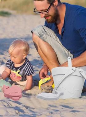 Slcone Beach Toys Kds Sand Molde Tools Set Summer Water P