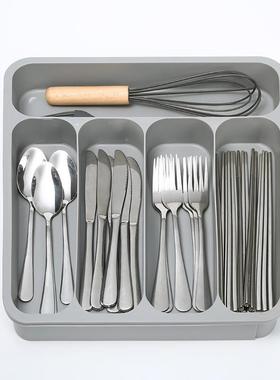 Cutlery Storage Tray Expandabl8yBkTjEPe Tableware Organizer