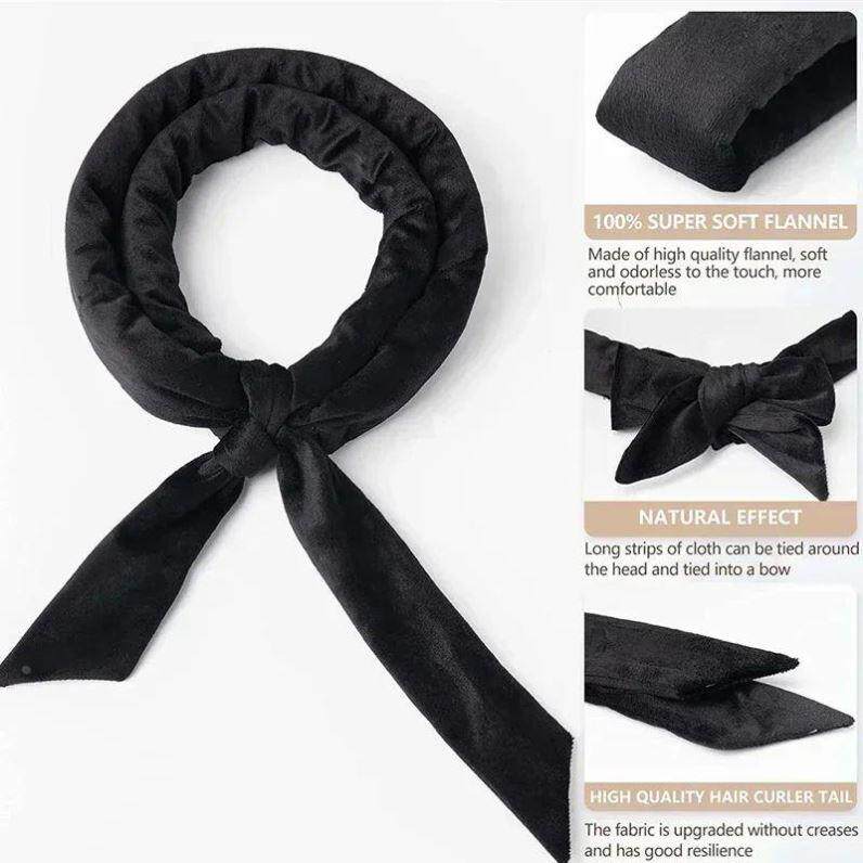 Heatless Curling Rod Heband No Heat Hair Curlers Ribbon La