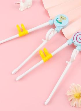 1 Pair Cartoon Chopsticks Children Eating Training Chopstick