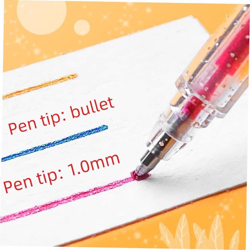 Glitter gel pen color gel pens shiny fairy fantasy