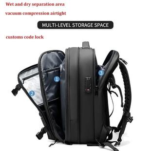 Travel Men 19 inch Laptop Backpack vacuum compression Backpa