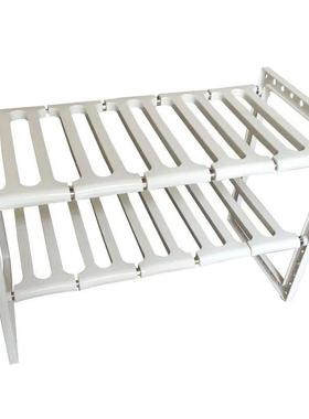 Adjustable 2Tier Under Sink with Removable Panels调节沥水架