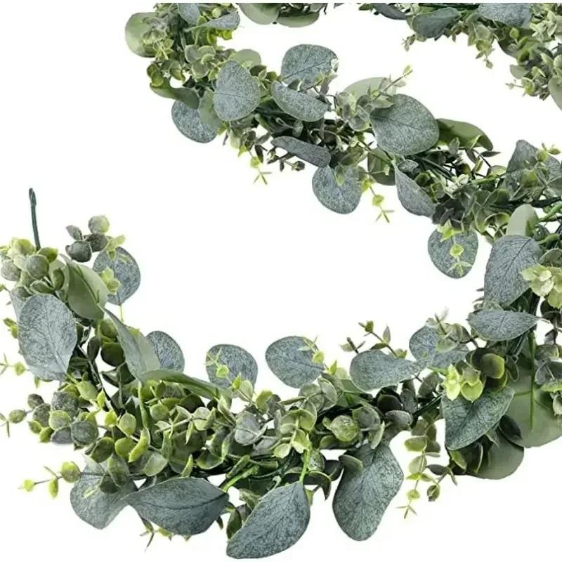 christmas Artificial Eucalyptus Leaves Greenery Garland Vine
