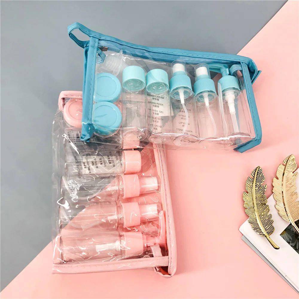 10 pc/Set Travel无品牌/ Mini Makeup Cosmetic Face Cream Bott