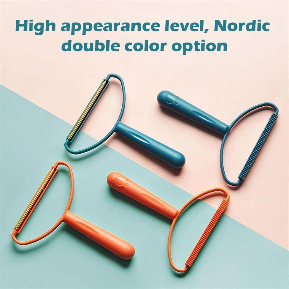 1 PC Manual Clothing Lint Remover Home Use Plastic Metal Mat