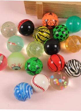 10Pcs 29mm AssortM53243ed Hgh Bounce Rubber Ball Small Bounc