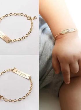 personalized baby name bracelet toddler kids jewelry gifts