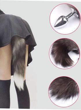 Fox Tail Anal Plug Butt Plug Metal Adult Products Anal Sex