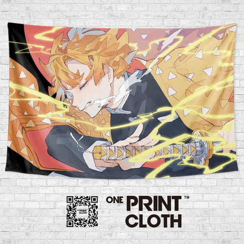 挂布我妻善逸善子鬼灭之刃周边