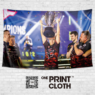 Twistzz总监CSGO 饰背景墙布挂布挂毯 FAZE选手应援周边海报写真装