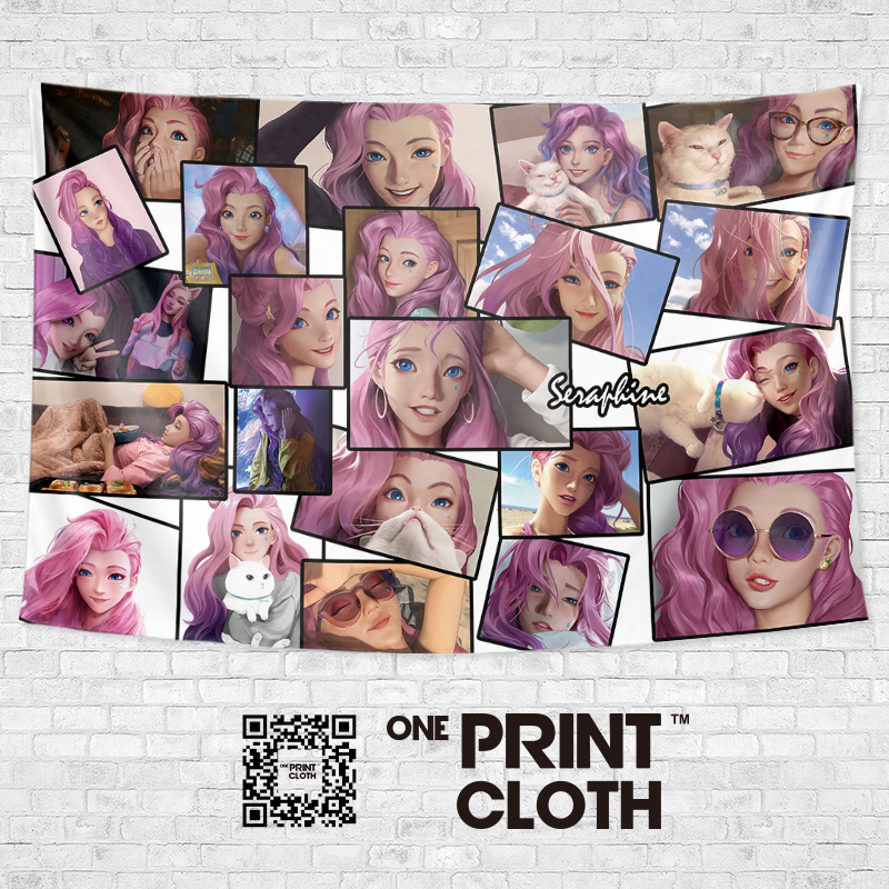 挂布星籁歌姬seraphine少女挂布