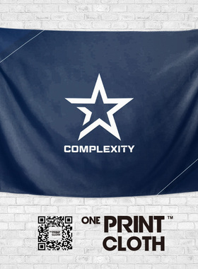 Complexity电竞COL战队CSGO周边海报定制墙布装饰背景布挂布挂毯