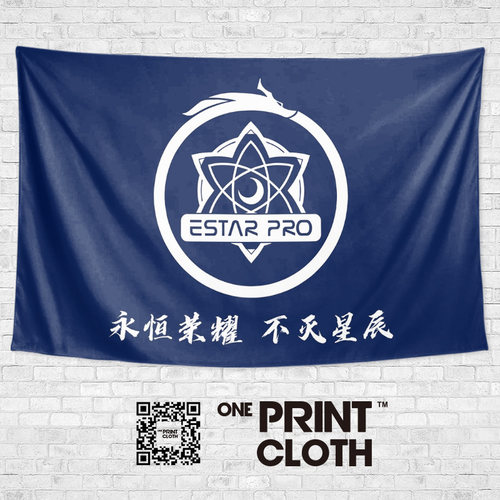 E星装饰海报背景墙布挂布毯门帘