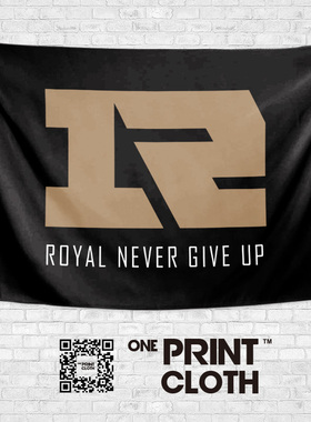 RNG战队Gala小明小虎S12粉丝应援海报旗帜周边装饰背景布挂毯挂布