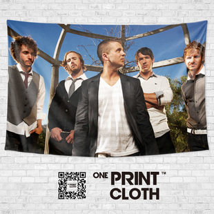 OneRepublic共和时代流行摇滚乐队应援周边装饰背景墙布海报挂布