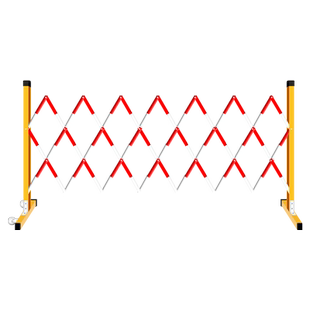 玻璃钢绝缘伸缩护栏围栏道路施工电力安全围挡户外移动防护隔离栏