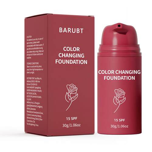 跨境TK爆品粉底液持久滋润遮瑕不脱妆哑光妆效Liquid foundation