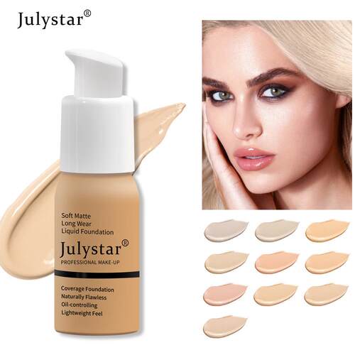 Julystar 不易脱妆粉底粉底膏粉底霜foundation遮瑕chi久