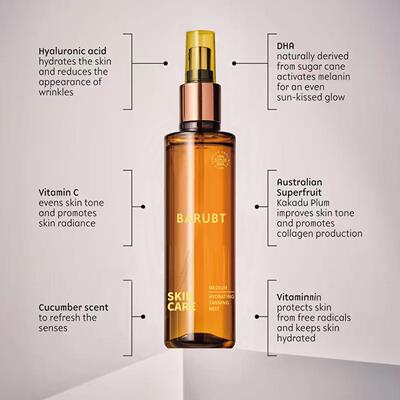 跨境TEMU爆款TK爆品美黑油户外沙滩日光浴身体助晒黑Tanning oil