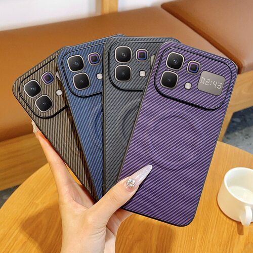 适用Tecno Infinix Note60pro手机壳带磁吸传音NoteEdge保护套凯夫拉碳纤维皮纹case全包镜头精孔软边后外壳