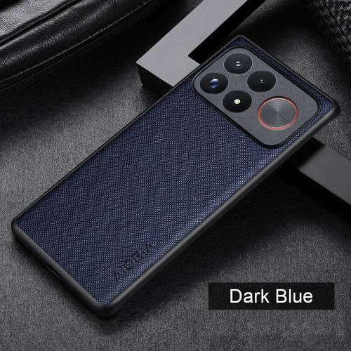 适用红米k100pro手机壳Redmik100promax十字纹皮套note12Turbo4Pro全包poco叉小米f8防摔f7x8x7后壳5Max男14