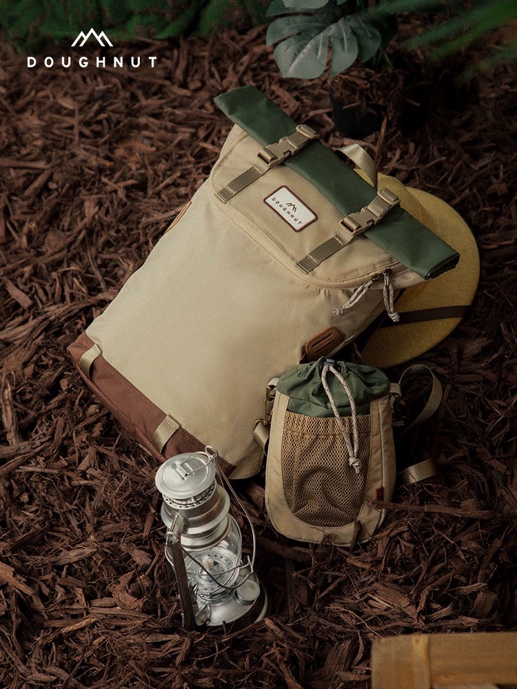 Doughnut甜甜圈旅行撞色双肩包