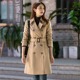 英伦风风衣女中长款 高级感气质双排扣休闲小个子大衣外套 早秋新款