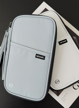 happy trip护照保护套证件收纳包大容量卡包钱包出国留学防盗刷包