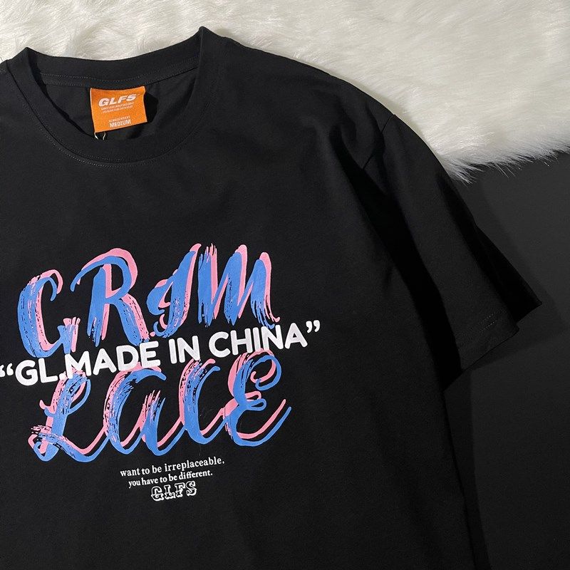 ROME夏季ins港风简约百搭字母韩版嘻哈体恤宽松休闲情侣短袖T恤男|ruв категории Мужская одежда, футболка - от Buy2taobao.com для оказания профессиональной услуги покупки агента Taobao