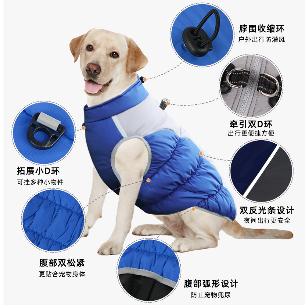 大狗狗衣服秋冬款金毛中大型犬宠物拉布拉多冬天柴犬萨摩边牧冬季,宠物/宠物食品及用品,狗宠物服装/雨衣,淘宝优惠券,粉丝福利购,淘宝优惠卷