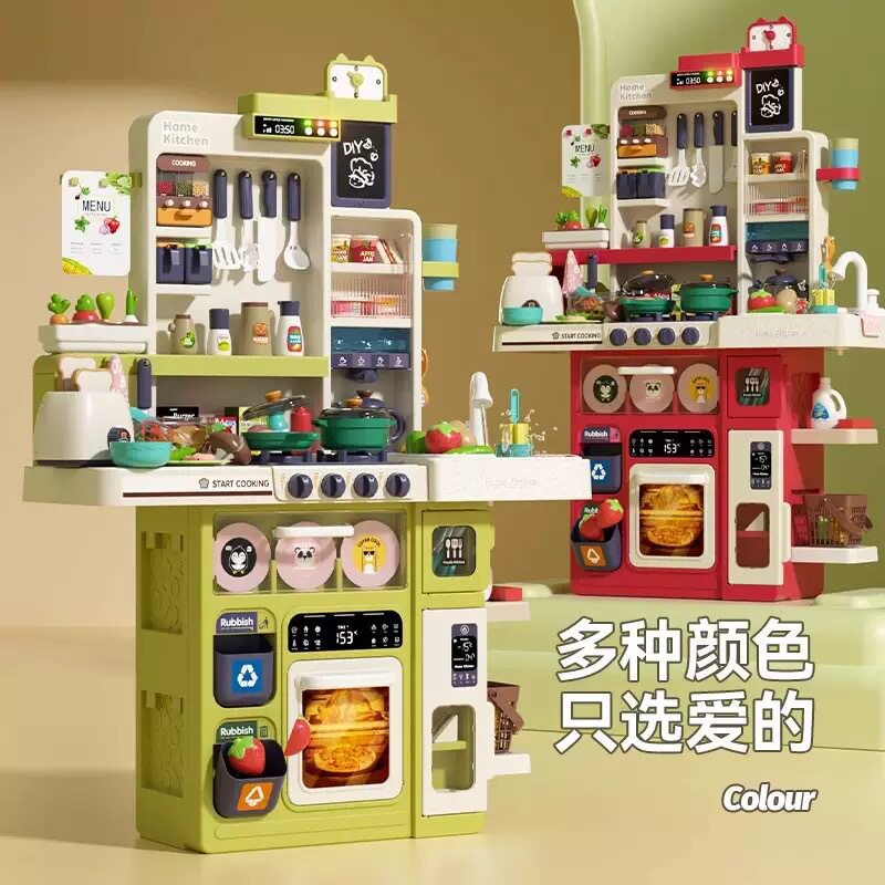 2025贝比谷新款大号儿童过家家厨房玩具仿真做饭幼园女孩礼物