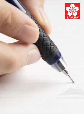 【新品】日本SAKURA樱花自动铅笔0.5mm双敲活动铅笔小学生专用自动笔2b绘图笔芯0点52b不易断芯绘画hb