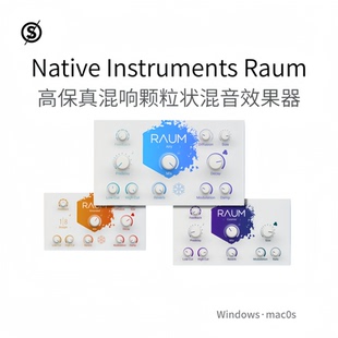高保真 Mac Raum Instruments 创意混响插件 混音效果器Native