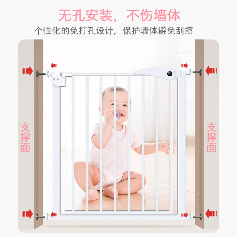生产婴儿童安全门栏宝宝楼梯口防护栏宠物楼道栅栏门隔离围栏