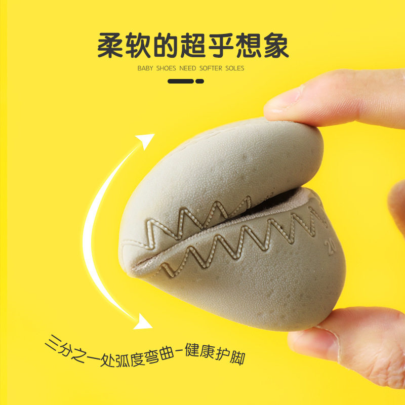 婴儿地板袜春秋季棉薄款宝宝室内隔凉软底防滑新生儿童学步鞋袜套
