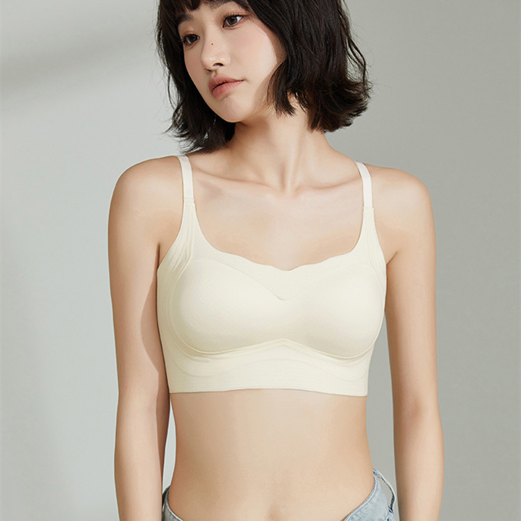 一体式运动内衣女高强度防震跑步专业跳绳美背带胸垫固定杯背心女