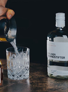 柏林德焰干金酒BERLIN DRY GIN可纯饮杜松子酒清新花果香鸡尾酒