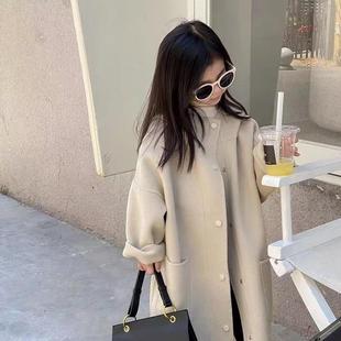 儿童风衣外套韩版中长款宝宝2025冬季新款洋气女童时尚大衣