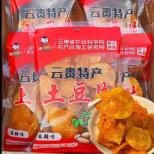滇二娃原切麻辣土豆片农科院零食