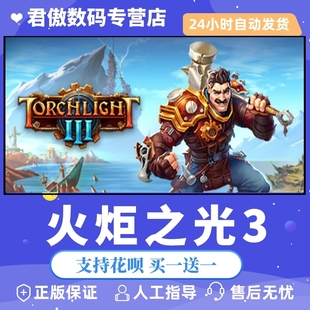 Steam PC正版 游戏 火炬之光3 Torchlight III 单人 君傲数码