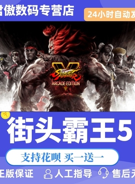 Steam PC正版 游戏 街头霸王5 Street Fighter V 街霸5 冠军版 角色季票 全DLC 高级通行证5