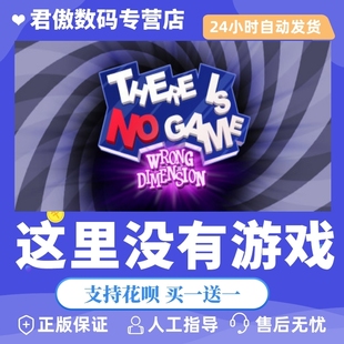 Steam PC正版 游戏 这里没有游戏 There Is No Game : Wrong Dimensi 君傲数码