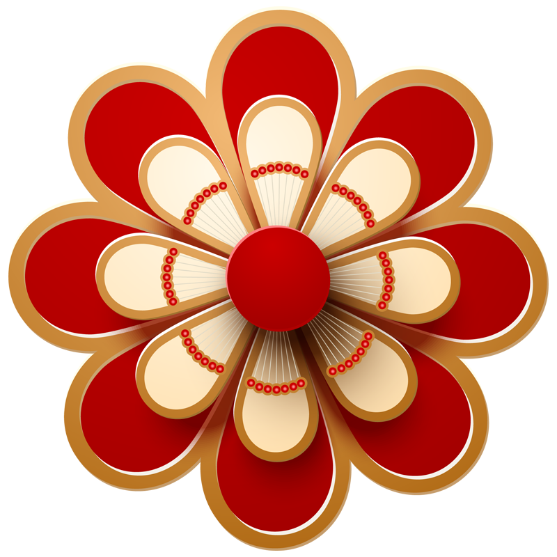 桃花喜庆橱窗吊饰珠宝