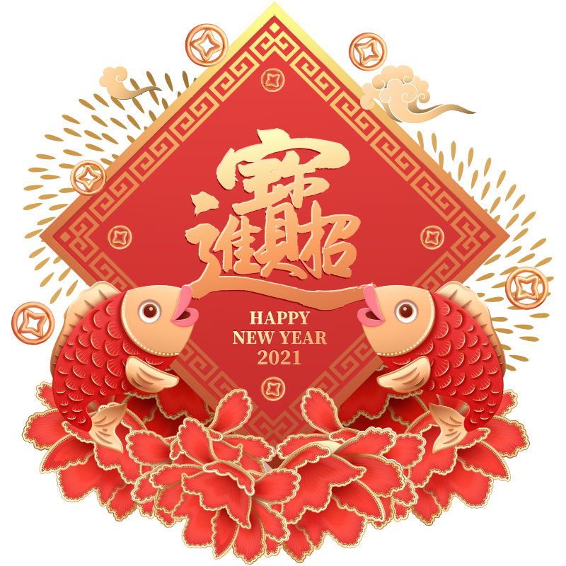 玻璃展厅超大春节年画
