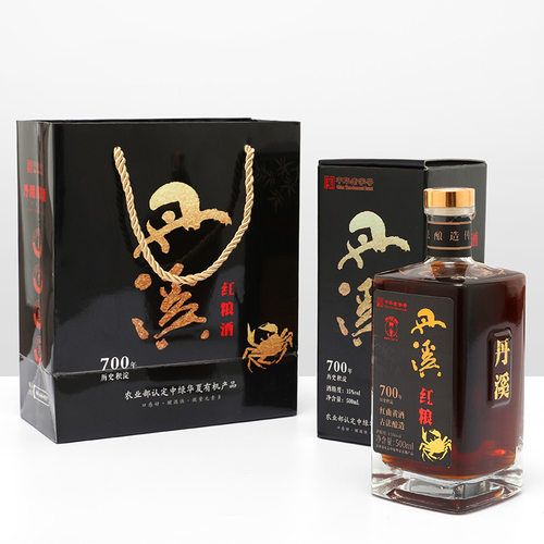 【6瓶装】丹溪红曲黄酒古法手工冬酿半干型整箱装手提送礼酒礼盒