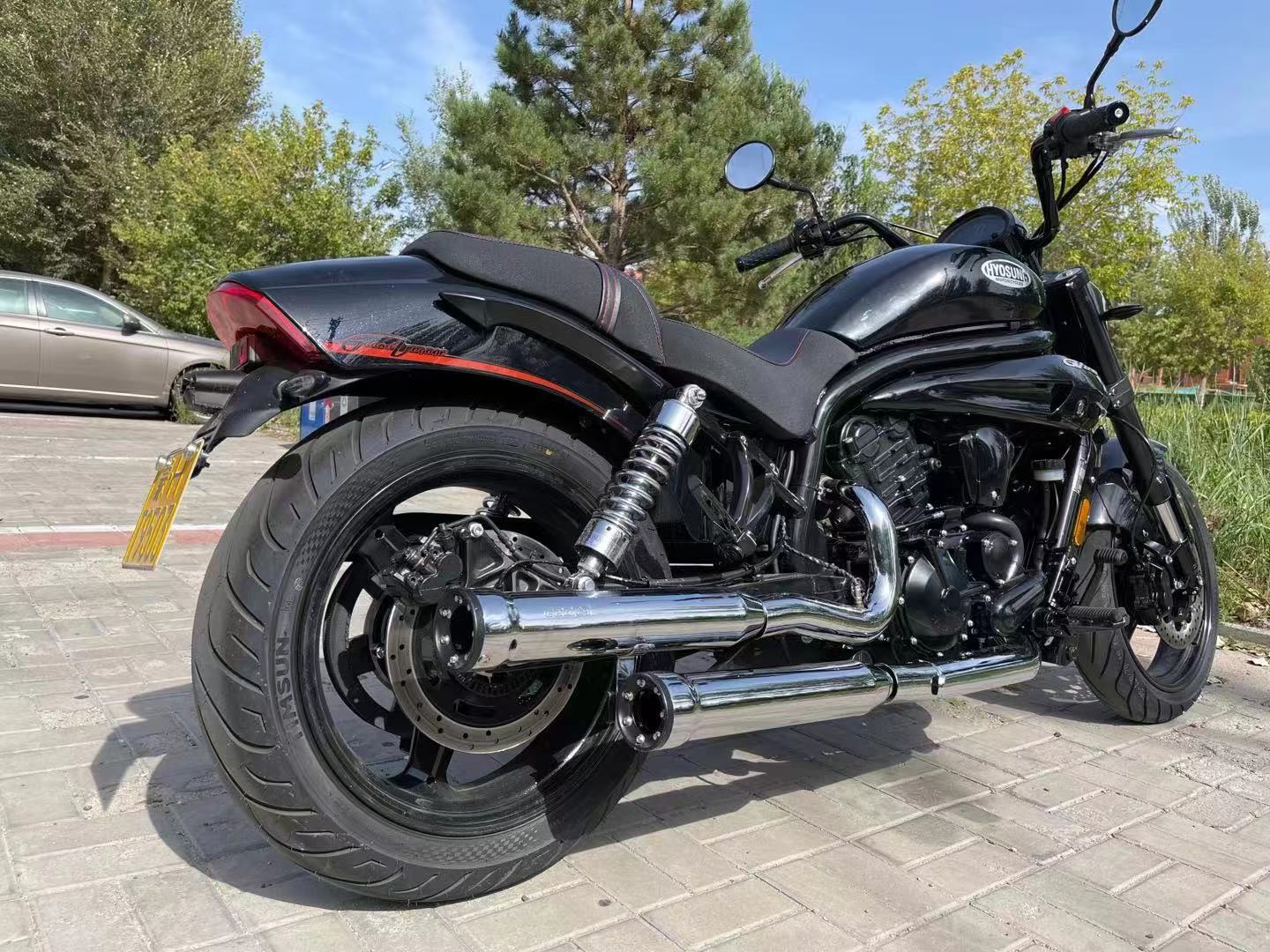 大韩轻骑晓星650改装排气管