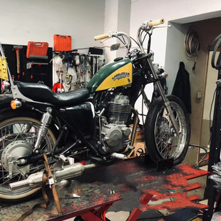 适用于距云250改装车把 布洛克火石250 雷电250改装复古车把高把