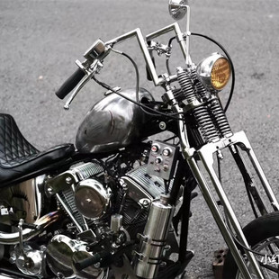 适用于布洛克距云250 火石250车把 雷电250改装复古chopper造型
